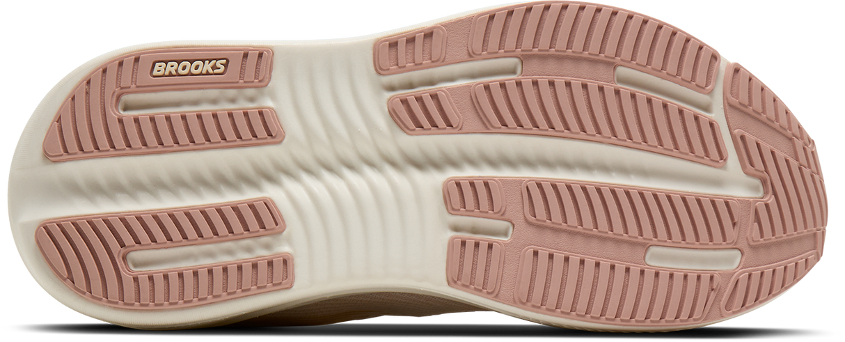 W Brooks Ghost Max 4 Arctic Wolf Rose Coconut