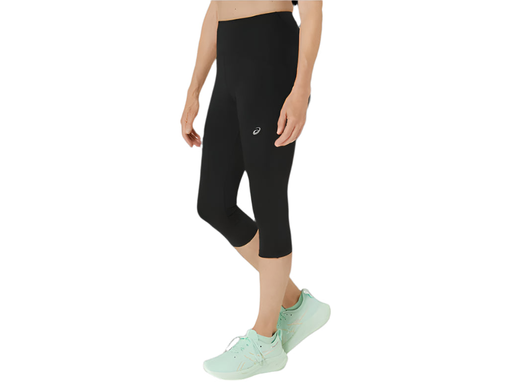 Womes Asics Road High Waist Capri Tight Black