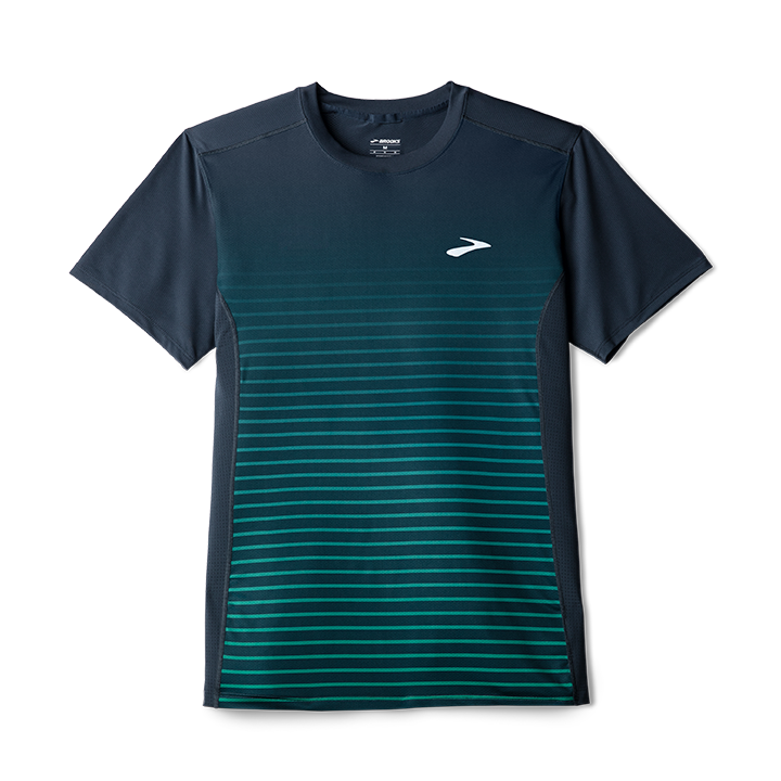 M Brooks Atmosphere Short Sleeve Setting Stripe
