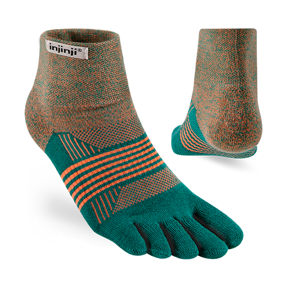 W Injinji Trail Midweight Mini-Crew Socks