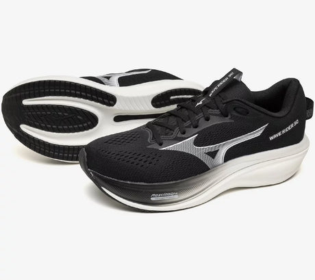 M Mizuno Wave Rider 30 Black White