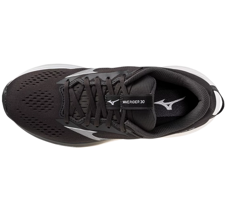 W Mizuno Wave Rider 30 Black Sand White