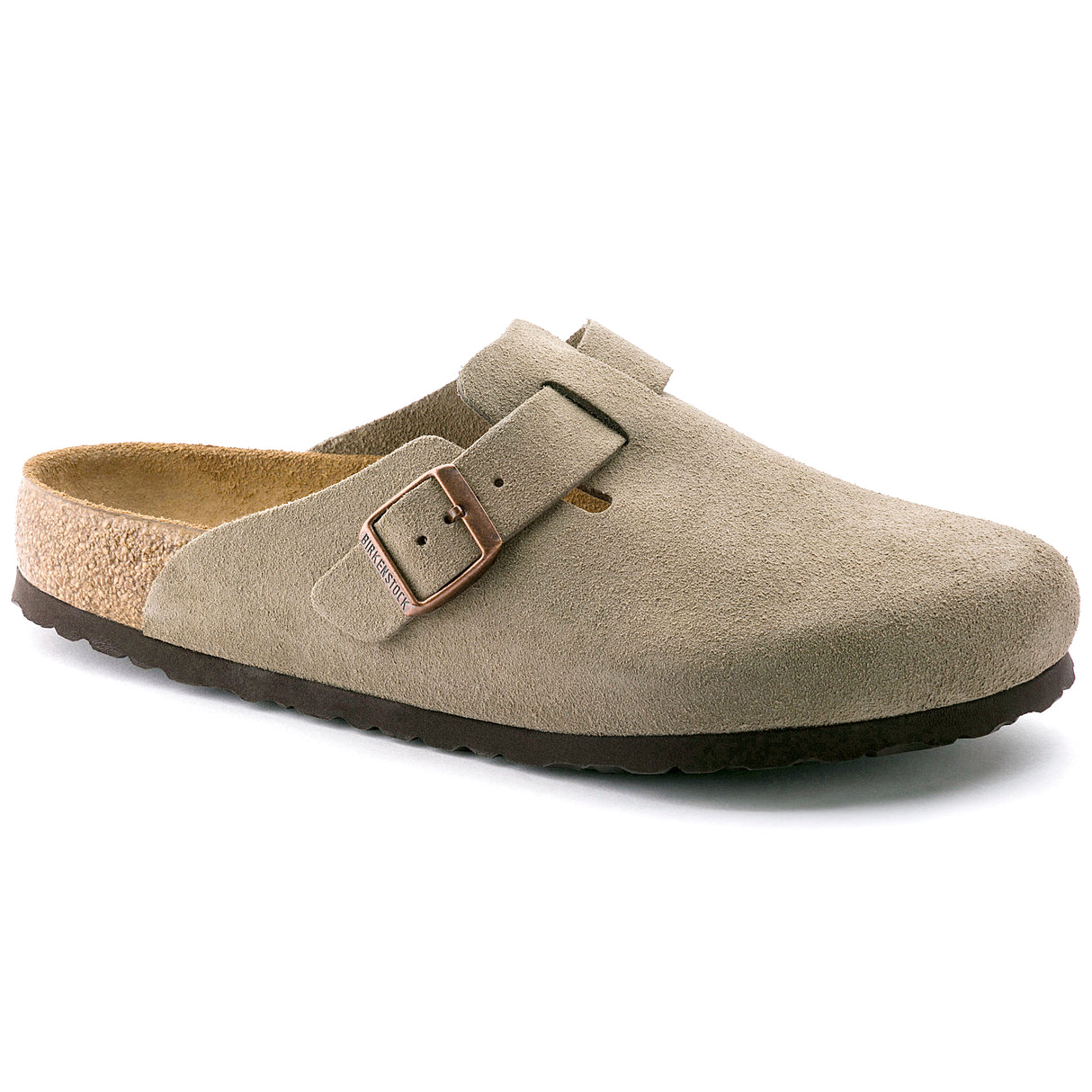 Birkenstock Boston Soft Footbed Suede Regular/Wide Width