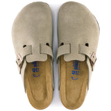 Birkenstock Boston Soft Footbed Suede Regular/Wide Width