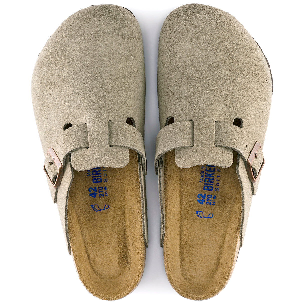 Birkenstock Boston Soft Footbed Suede Medium/Narrow Width