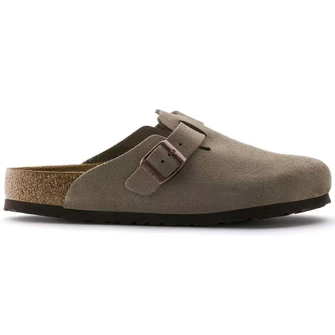 Birkenstock Boston Soft Footbed Suede Regular/Wide Width