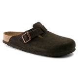 Birkenstock Boston Soft Footbed Suede Regular/Wide Width