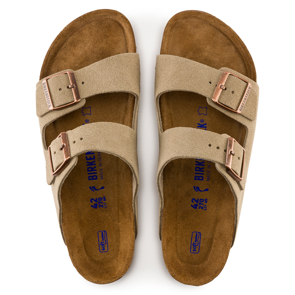 Birkenstock Arizona Soft Footbed Suede Regular/Wide Width