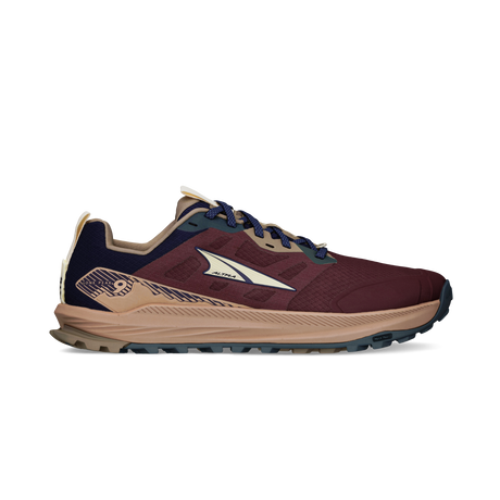 M Altra Lone Peak 9 Maroon with Beige midsole
