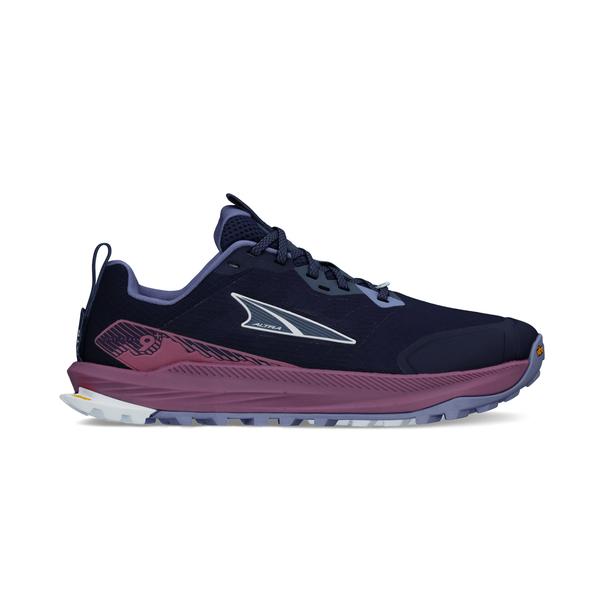 W Altra Lone Peak 9 Plus Dark Blue and Purple
