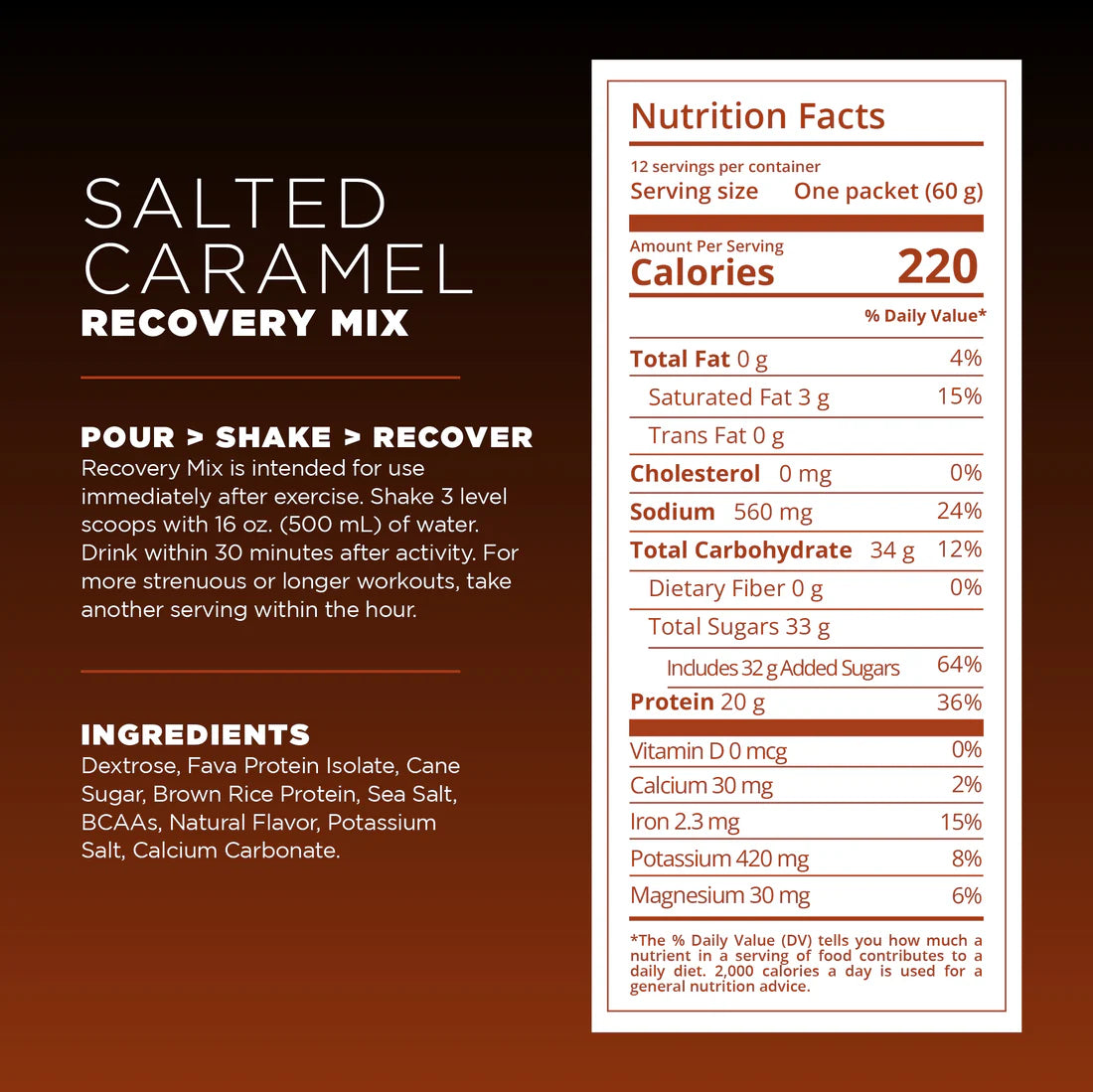 Tailwind Recovery Mix 20 Serving Bag