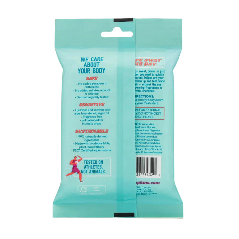 Butt Napkins B.O. dorant Swipes