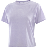 W Salomon SHKout Air Crop SS Tee