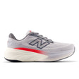 M New Balance More v6 Grey Matter with True Red and Castlerock