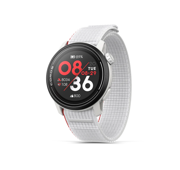Coros Pace 3 White Chalk - Nylon Band – Frontrunners Footwear