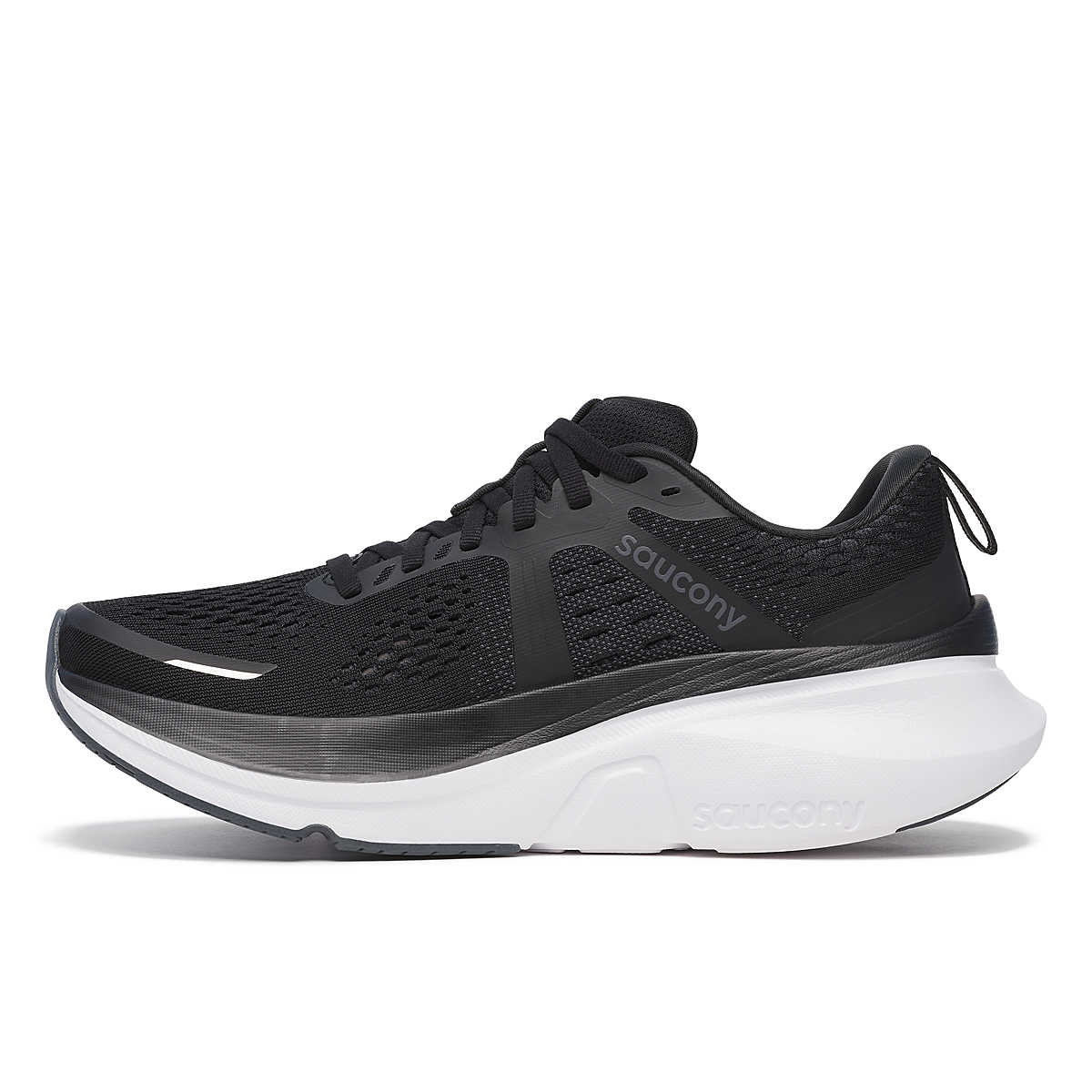 Womens Saucony Guide 18 Wide Black White