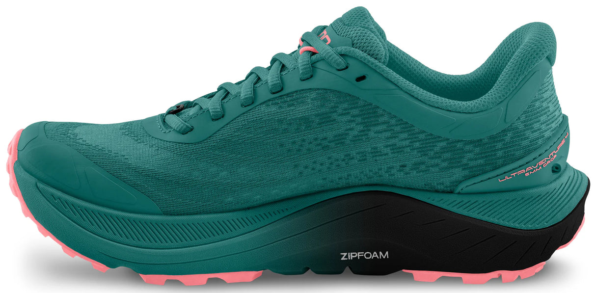 W Topo Ultraventure 4 Dark Teal Pink