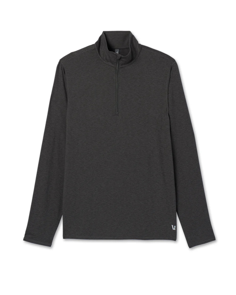 M Vuori Ease Performance 1/2 Zip 2.0 Charcoal Heather
