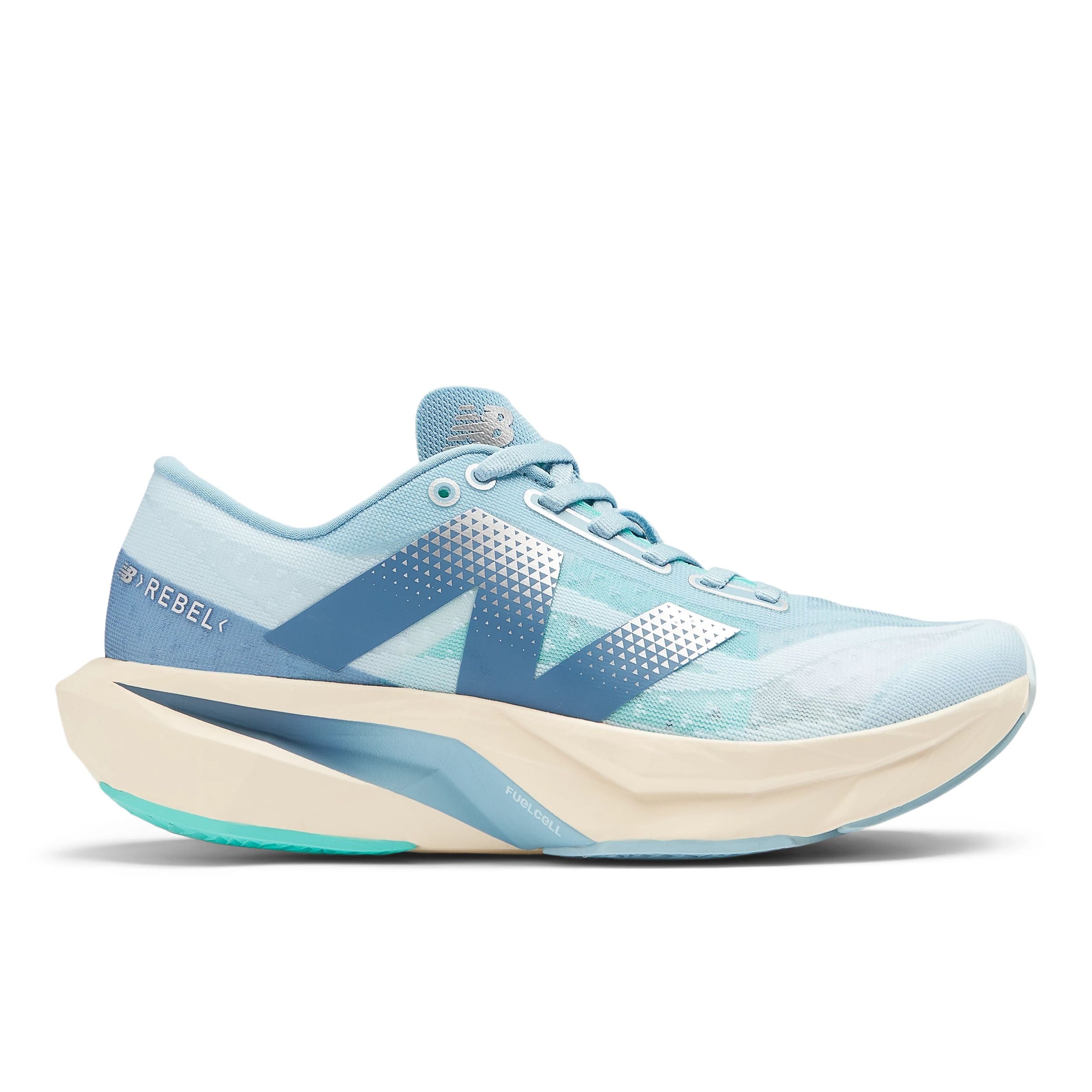 W New Balance FuelCell Rebel v4 Quarry Blue – Frontrunners Footwear