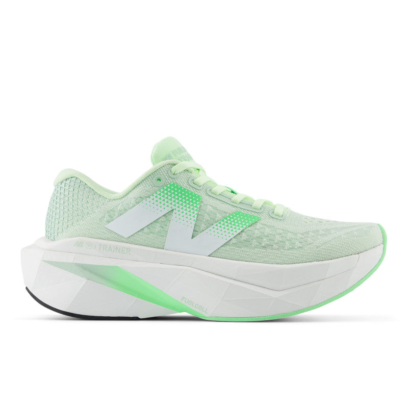 W New Balance Fuelcell Supercomp Trainer v3 Melon Water with Clay Ash and White