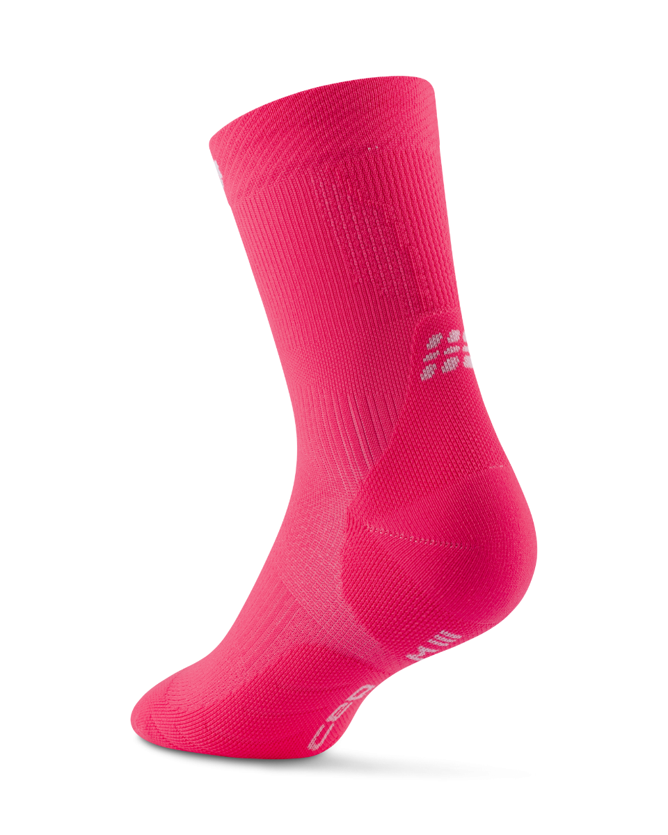 W CEP Core Run Socks Mid Cut 5.0 Pink
