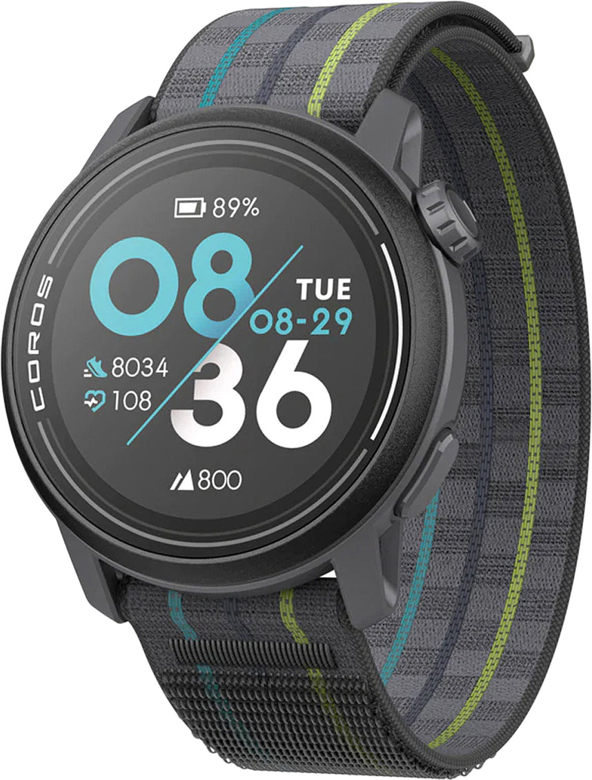 Coros Pace 3 Black - Nylon Band – Frontrunners Footwear