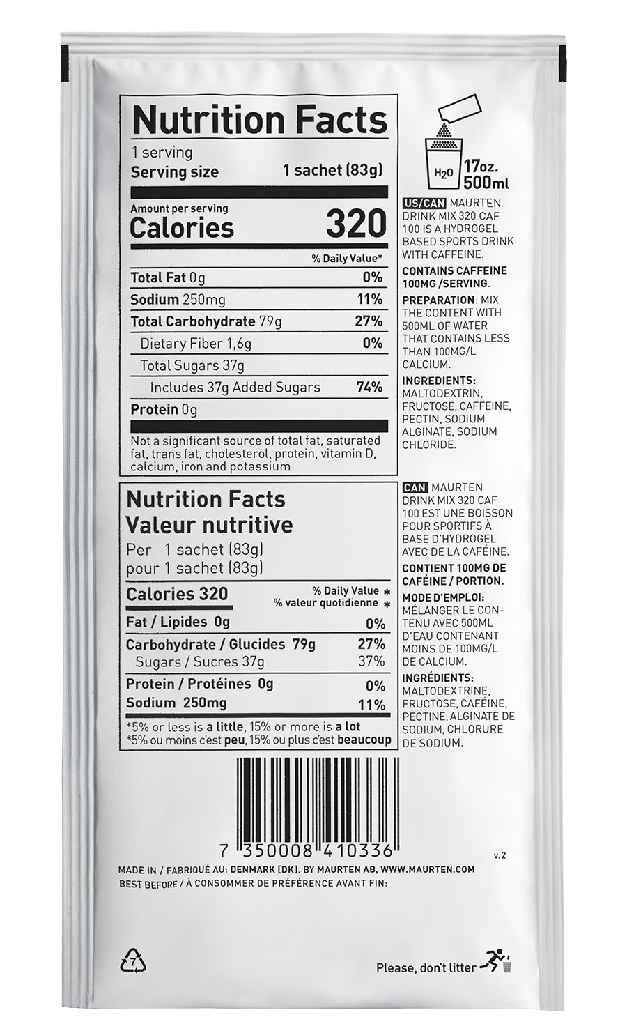 Maurten Drink Mix 320 CAF100