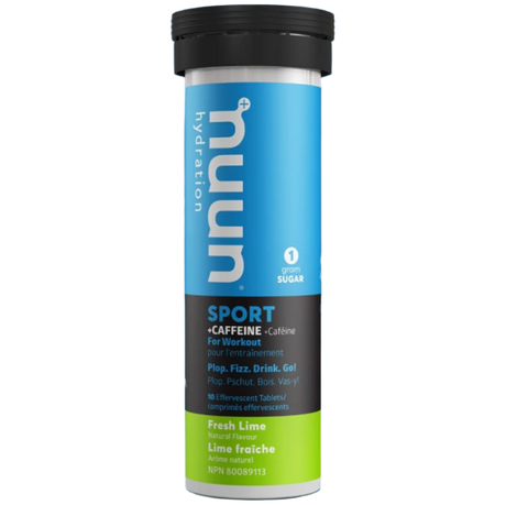 Nuun Sport With Caffeine, Fresh Lime