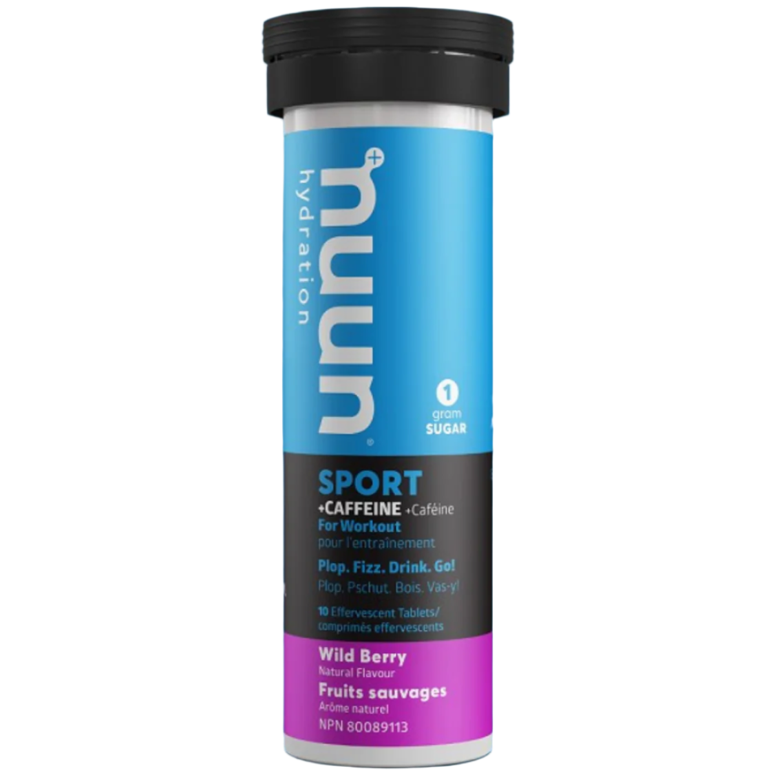 Nuun Sport With Caffeine, Wild Berry