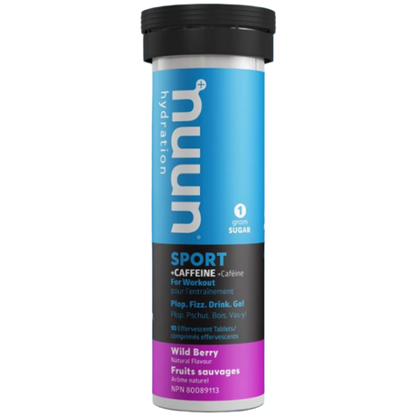 Nuun Sport With Caffeine, Wild Berry