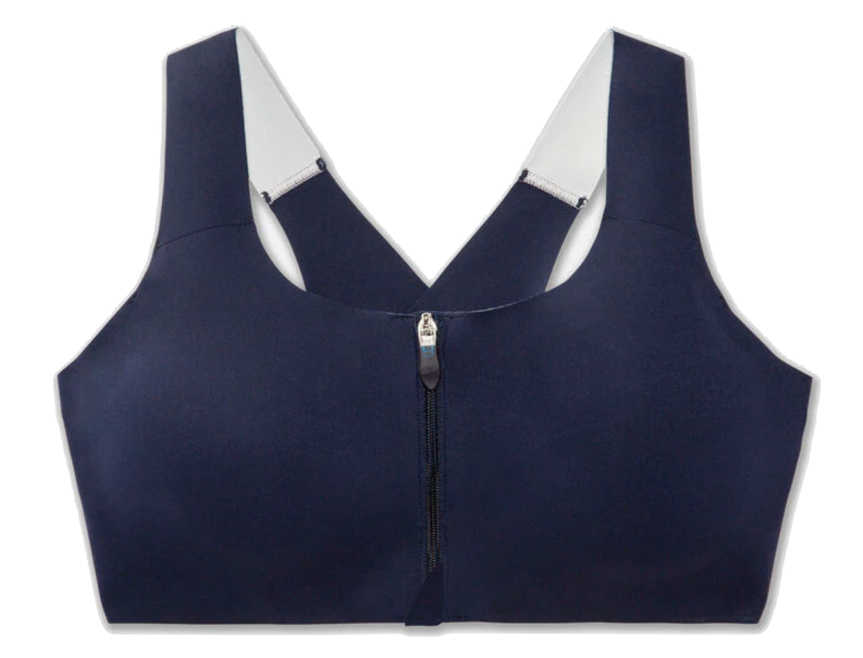 W Brooks Dare Zip Run Bra, DD/E